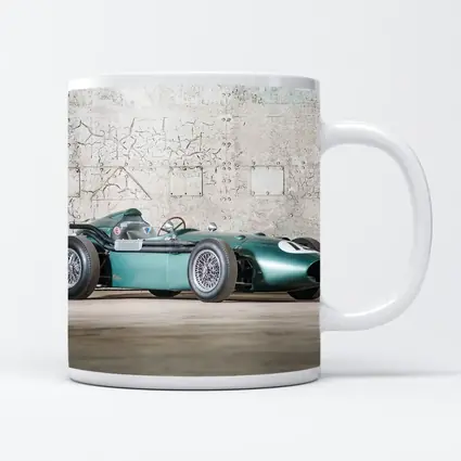 Aston Martin DBR4 Classic Racing Car Green