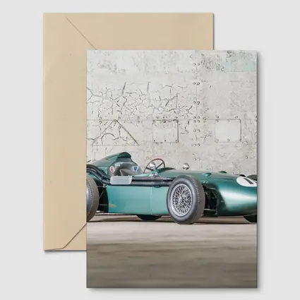 Aston Martin DBR4 Classic Racing Car Green