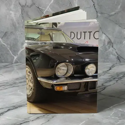 Aston Martin V8 Classic Black Showroom
