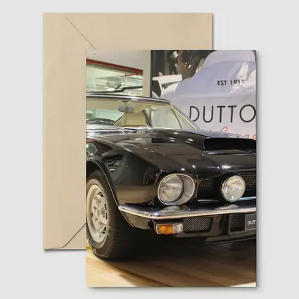 Aston Martin V8 Classic Black Showroom