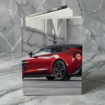 Aston Martin Vanquish Zagato Red Garage Shot