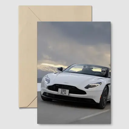 Aston Martin DB11 Volante Winter Mountain Drive