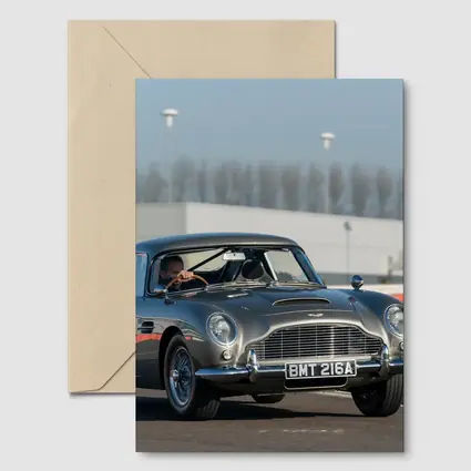 Aston Martin DB5 Classic Car on Track