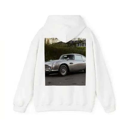 Aston Martin DB5 Silver Classic Street Scene