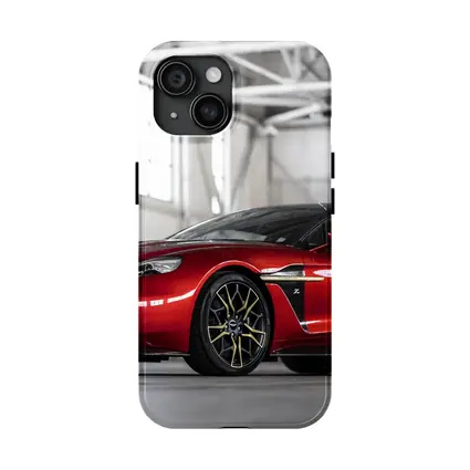 Aston Martin Vanquish Red Indoor Garage Setting