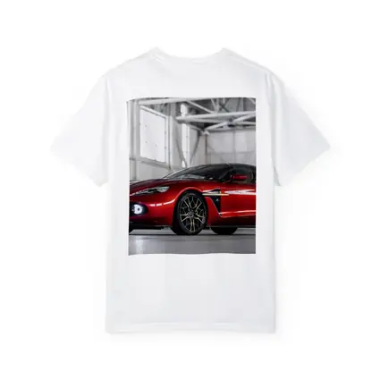 Aston Martin Vanquish Red Indoor Garage Setting