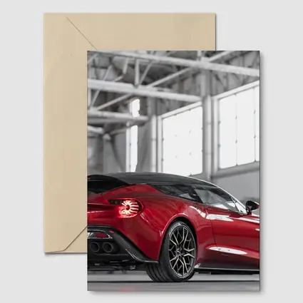 Aston Martin Vanquish Zagato Red Indoor Hangar
