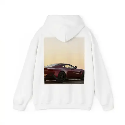 Aston Martin Vantage Red Sunset Coastal View