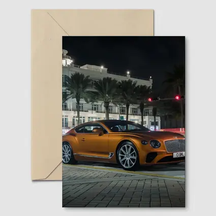 Bentley Continental GT Night City Street