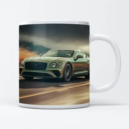 Bentley Continental GT Green Desert Highway Drive