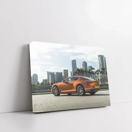 Bentley Continental GT Orange City Skyline