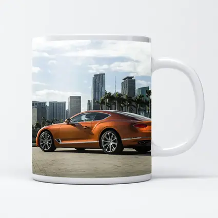 Bentley Continental GT Orange City Skyline
