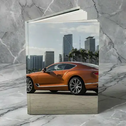 Bentley Continental GT Orange City Skyline