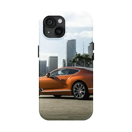 Bentley Continental GT Orange City Skyline