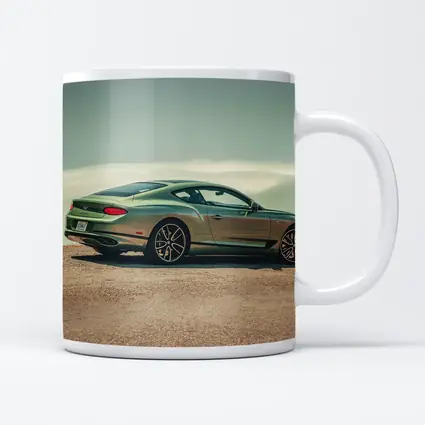 Bentley Continental GT Green Misty Highland Road