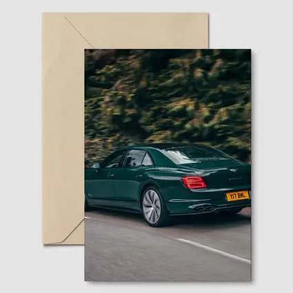 Bentley Flying Spur V8 Green Road Drive