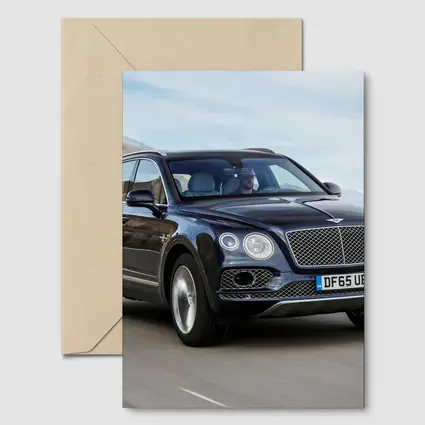Bentley Bentayga Dark Blue Mountain Road Drive