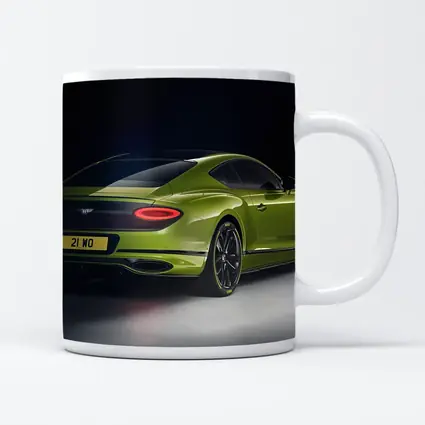Bentley Continental GT Lime Green Studio Shot