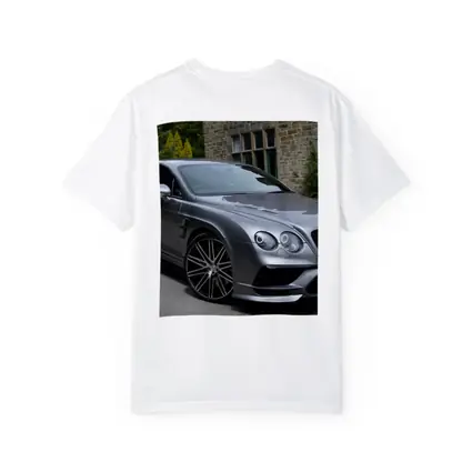 Bentley Continental GT Gray Coupe Stone Building