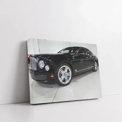Bentley Mulsanne Black Luxury Sedan Garage