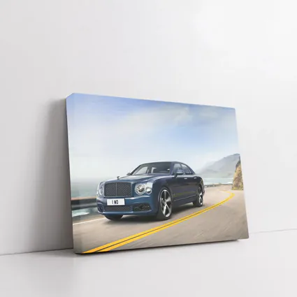 Bentley Mulsanne Blue Coastal Highway Drive