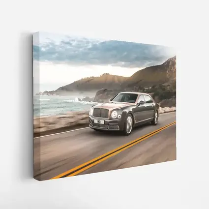 Bentley Mulsanne Driving Coastal Mountain Road