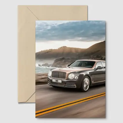 Bentley Mulsanne Driving Coastal Mountain Road