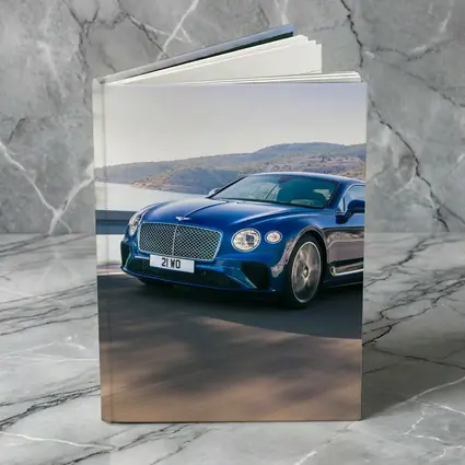 Bentley Continental GT Blue Coastal Road Drive