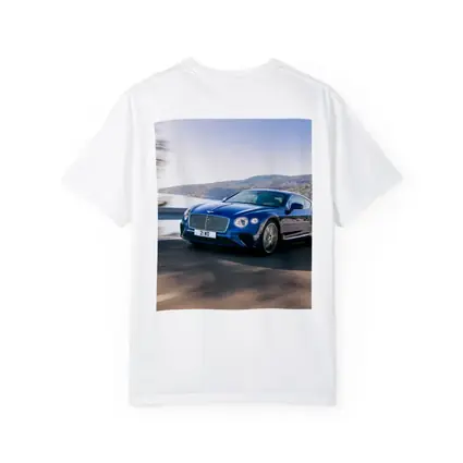 Bentley Continental GT Blue Coastal Road Drive