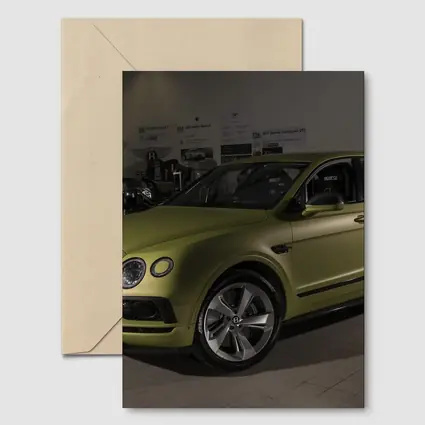 Bentley Bentayga Green SUV Showroom Display
