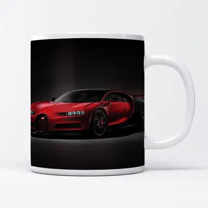 Bugatti Chiron Sport Red Dark Background