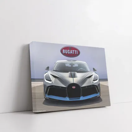 Bugatti Divo Hypercar Front View Display