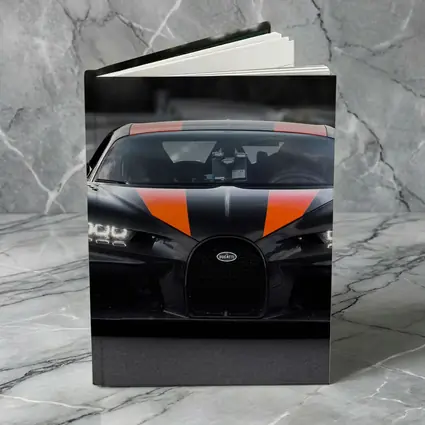 Bugatti Chiron Super Sport Black Orange Road