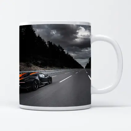 Bugatti Chiron Super Sport Empty Highway Dark Sky