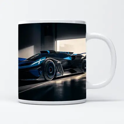 Bugatti Bolide Dark Blue Garage Setting