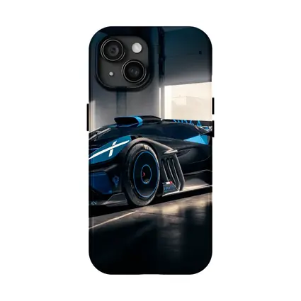 Bugatti Bolide Dark Blue Garage Setting