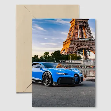 Bugatti Chiron Pur Sport Paris Eiffel Tower