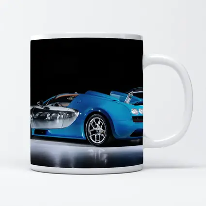 Bugatti Veyron Grand Sport Blue Studio Shot