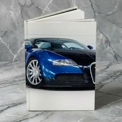 Bugatti Veyron Blue Black White Studio