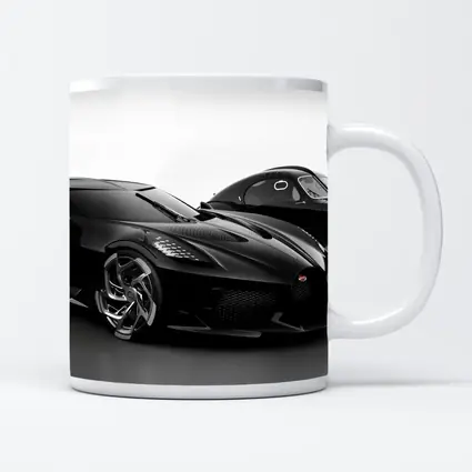 Bugatti La Voiture Noire Black Studio Shot