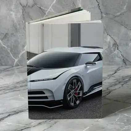Bugatti Centodieci White Hypercar Parked Outside
