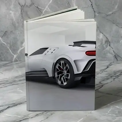 Bugatti Centodieci White Hypercar Studio Shot