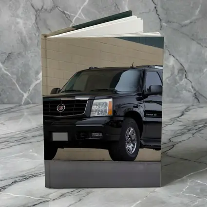 Cadillac Escalade Black SUV Industrial Background