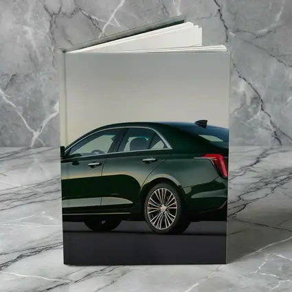 Cadillac CT4 Green Sedan Dusk Setting