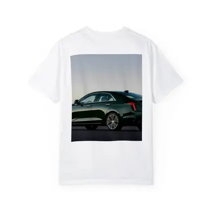 Cadillac CT4 Green Sedan Dusk Setting