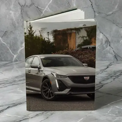 Cadillac CT5 Gray Sport Sedan Parked Outside