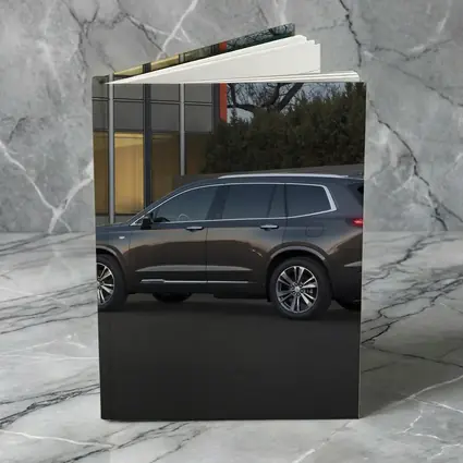 Cadillac XT6 Dark Gray SUV Urban Setting