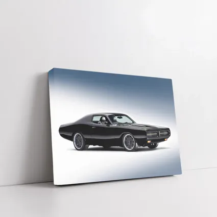 Black 1972 Dodge Charger Custom Build