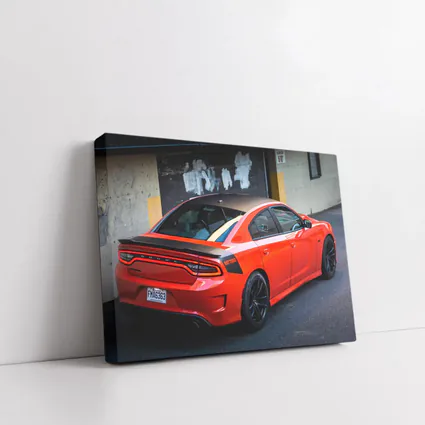 Dodge Charger Daytona Orange Urban Alley