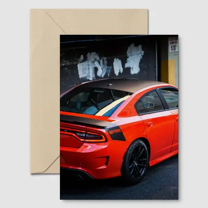 Dodge Charger Daytona Orange Urban Alley